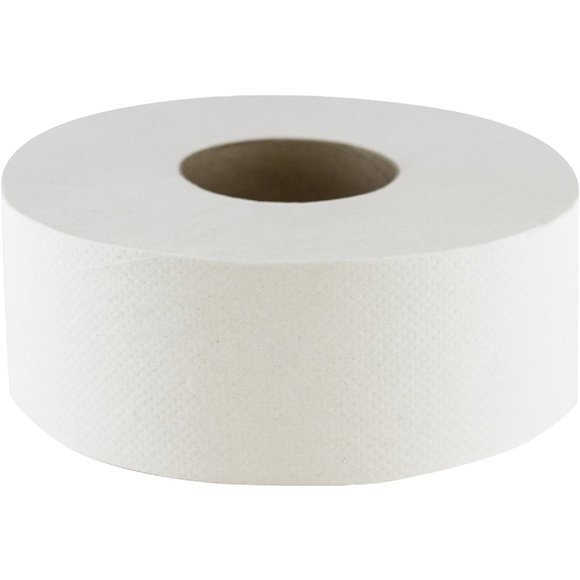 Morcon Tissue Jumbo Toilet Paper, Septic Safe, 2-Ply, White, 700 ft, 12 Rolls/Ca - Picture 1 of 2
